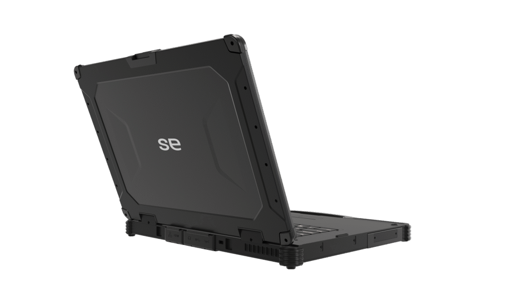 Sebook rugged laptop - back